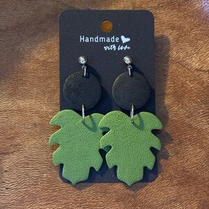 Tropical Leaf earrings